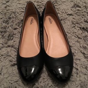 Abella Black Flats